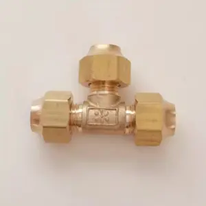 Brass T-Shaped Pipe Connector for Industrial Uses 10 S816b843c05284c8cbfd5b41dd71d014ek