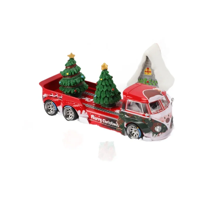 Festive Miniature Volkswagen T1 Truck Model 5 Festive Miniature Volkswagen T1 Truck Model - Image 5