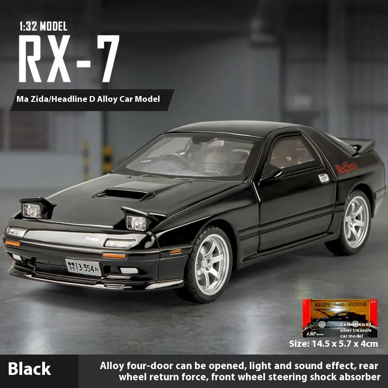 White Mazda RX-7 Diecast Model 1:32 Scale 8 White Mazda RX-7 Diecast Model 1:32 Scale - Image 8