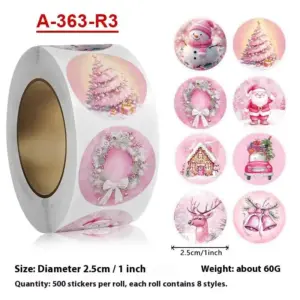 Festive Christmas Stickers Set for Gifts 16 S81d100ab845b431ba477c917b3241dabg