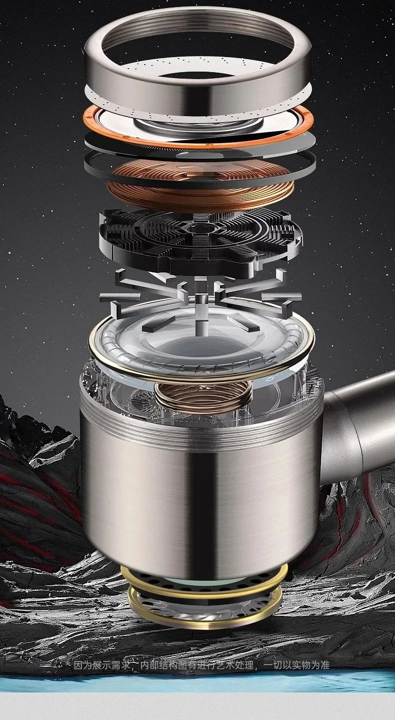 Sleek Stainless Steel Shower Head with 3 Modes 2 Sleek Stainless Steel Shower Head with 3 Modes - Image 2