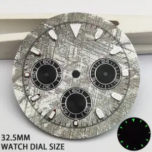 Stainless Steel 32.5mm Luminous Watch Dial