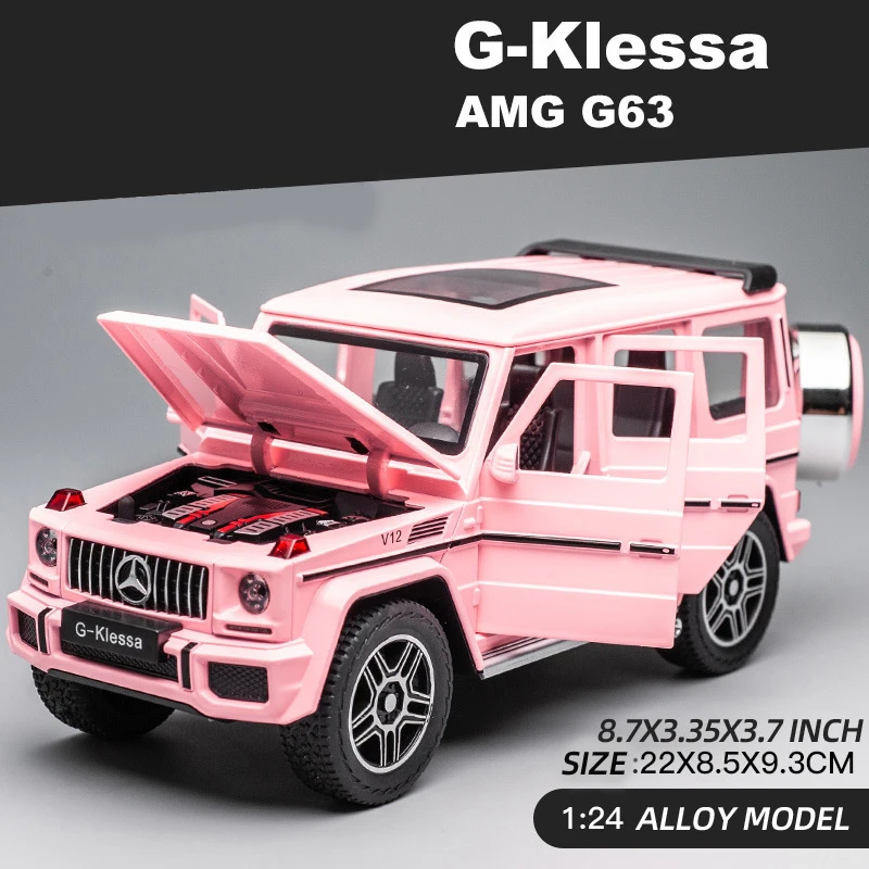 1:24 Alloy G63 Die-Cast Model with Lights 7 1:24 Alloy G63 Die-Cast Model with Lights - Image 7
