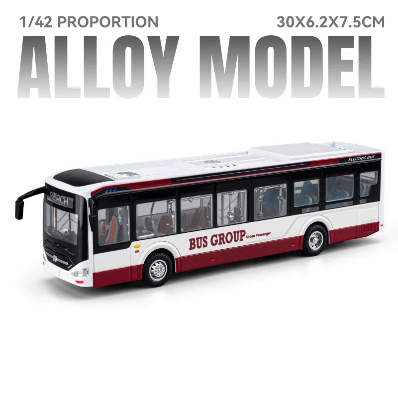Diecast Electric Airport Bus Model 1:42 Scale 8 Diecast Electric Airport Bus Model 1:42 Scale - Image 8