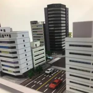 1:300 Scale City Building Diorama Model 11 S8211c2b276d0422d9f9ffccb6c14f760c