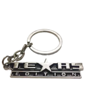 Bold 3D Metal Keychain with Star Accent 17 S821bb284a80645a8acbfb914174f7e34m