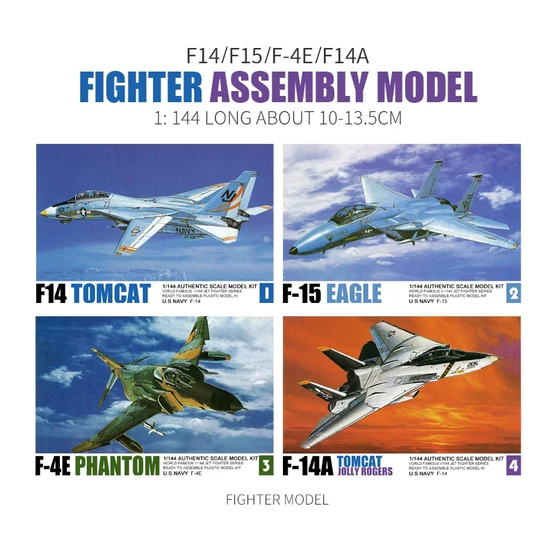 Military Fighter Aircraft Model Collection 1:144 Scale 6 Military Fighter Aircraft Model Collection 1:144 Scale - Image 6