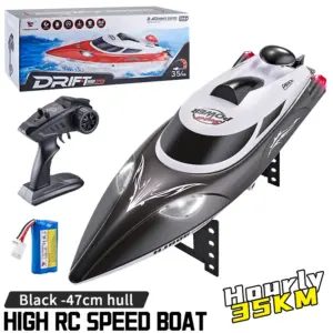 Vibrant Green RC Speedboat 35 km/h 14 S828d84ca8fff4035ae78ee587c8f158aq