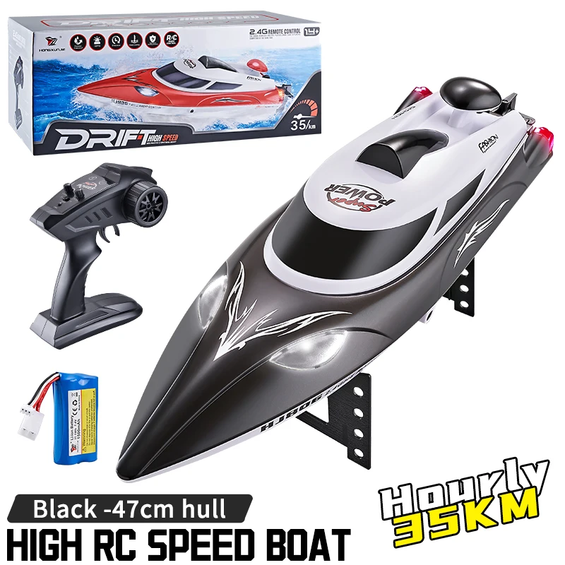 Vibrant Green RC Speedboat 35 km/h 7 Vibrant Green RC Speedboat 35 km/h - Image 7