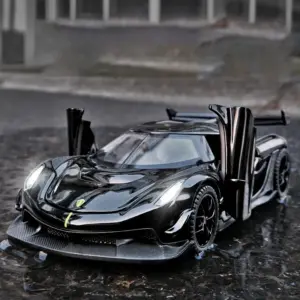 1/32 Black JESKO Die-Cast Model Car 12 S828ffec10acb46aa8e612258d269153dd