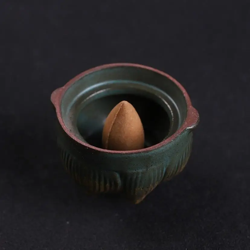 Ceramic Lotus Hanging Incense Burner 2 Ceramic Lotus Hanging Incense Burner - Image 2