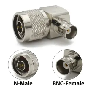 N to BNC 90° RF Adapter Set (3-Pack) 8 S82bc0a895a49487081e2d9e83417c9aeD