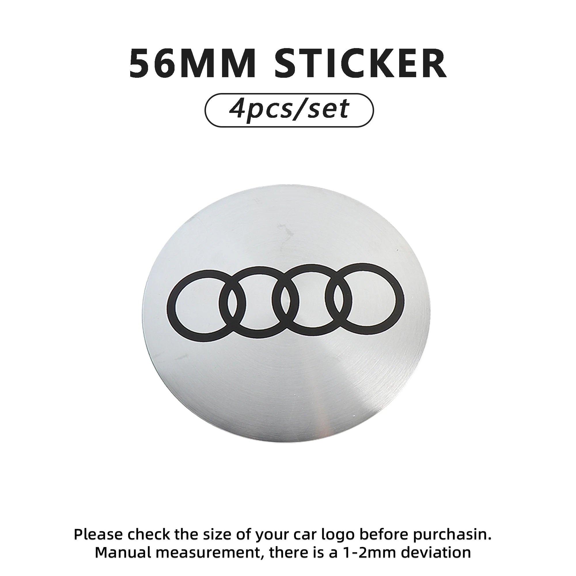 Premium Aluminum Hub Cap Stickers for Vehicles 4 Premium Aluminum Hub Cap Stickers for Vehicles - Image 4