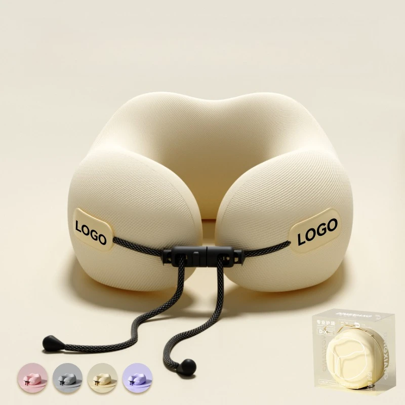 Travel Neck Pillow with Memory Cotton Support 3 Travel Neck Pillow with Memory Cotton Support - Image 3