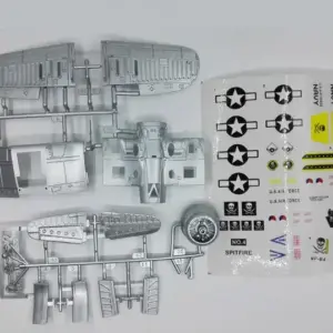 WWII UK Spitfire Model Set 1:50 Scale 12 S82d578e378864dd8ab5d233d3125ac34P