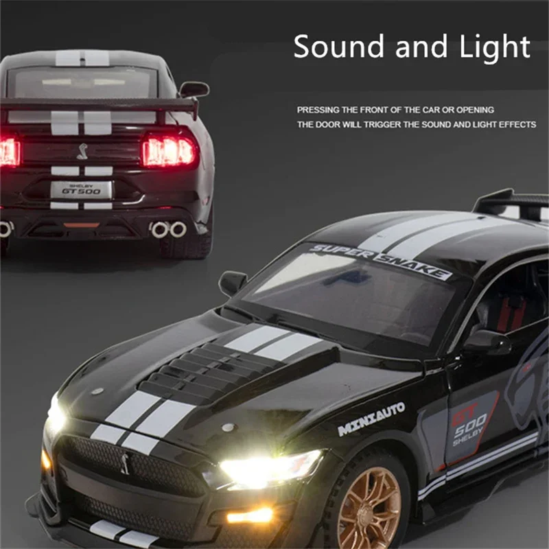 1/32 Ford Mustang Shelby GT500 Diecast Model 6 1/32 Ford Mustang Shelby GT500 Diecast Model - Image 6