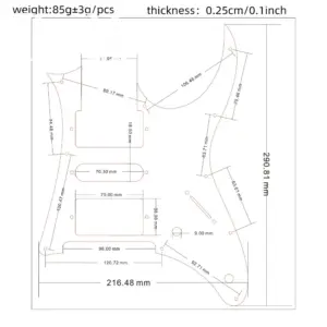 Pearl Pickguard for Ibanez 7V Guitars 11 S82eb45b85b354e08b7596fb6baddcb101