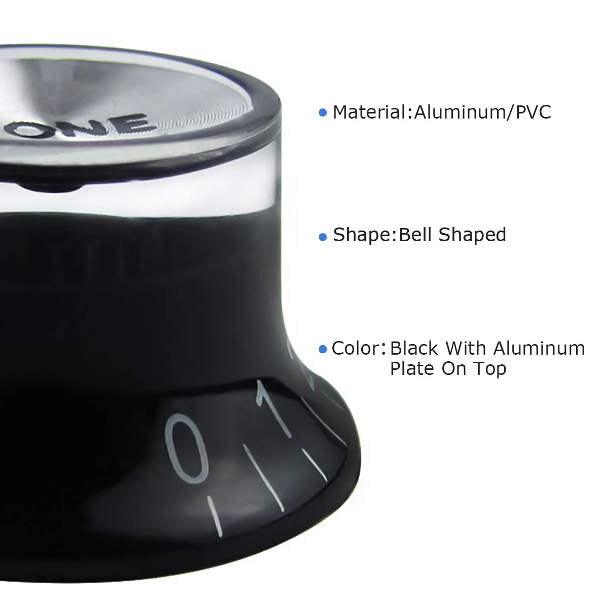 Stylish Top Hat Guitar Control Knobs Set 4 Stylish Top Hat Guitar Control Knobs Set - Image 4