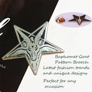 Star Shaped Baphomet Goat Brooch Accessory 7 S83129399c6f449699db615cc11ca28c9a