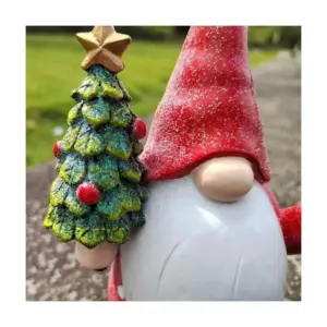 Festive Resin Christmas Garden Gnome 8 S835ad10dc1144a84ba3362235112b56cm