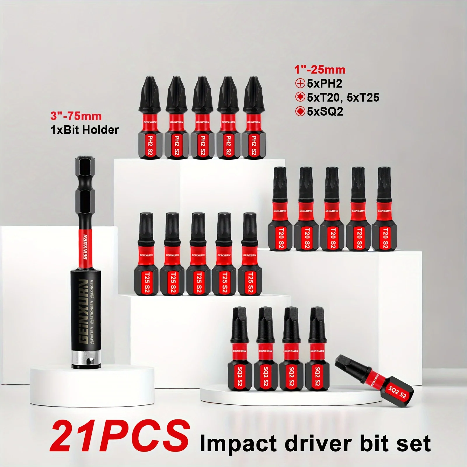 Impact Magnetic Screwdriver Bit Set for Professionals 7 Impact Magnetic Screwdriver Bit Set for Professionals - Image 7