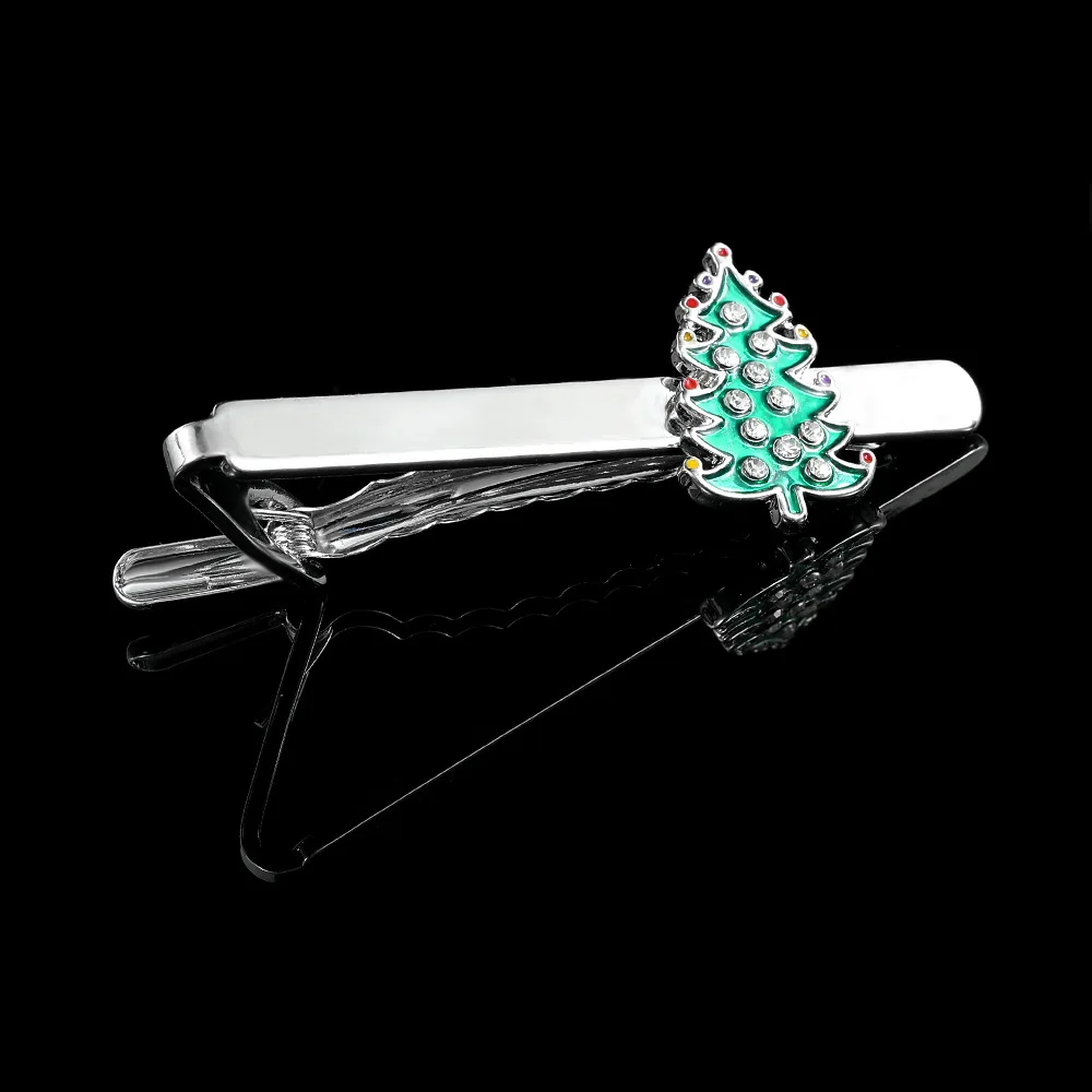 Festive Christmas Cufflinks & Tie Clip Set 4 Festive Christmas Cufflinks & Tie Clip Set - Image 4