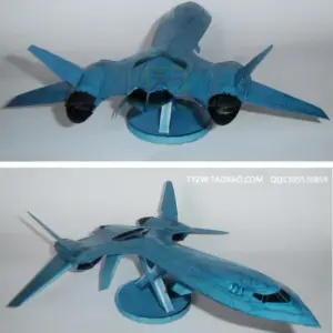 DIY Sci-Fi Paper Model Kit for Aircraft 3 S83757e88215c4f7c917d690d7adc2441d