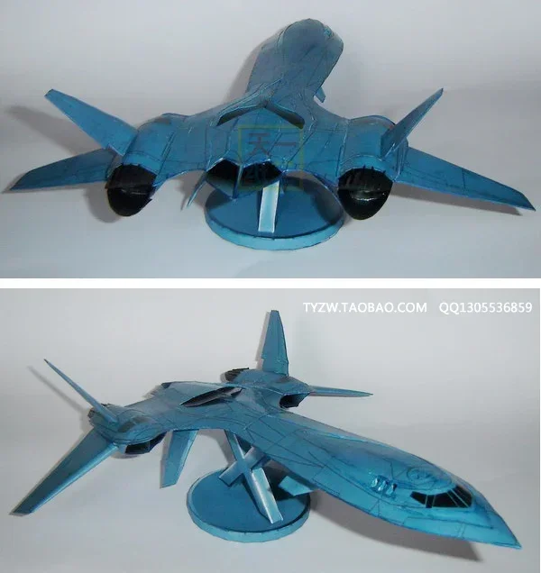 DIY Sci-Fi Paper Model Kit for Aircraft 2 DIY Sci-Fi Paper Model Kit for Aircraft - Image 2