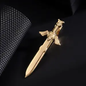 Bold Metal Tie Clip in Silver, Black, White, Gold 15 S837feaabac9e4ade8e19895cfafc6bc2S