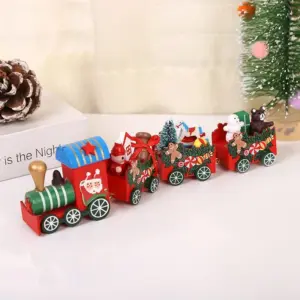 Festive Wooden Christmas Train Decoration 16 S83cef44cfb8546bc982f0aced73d13a7N