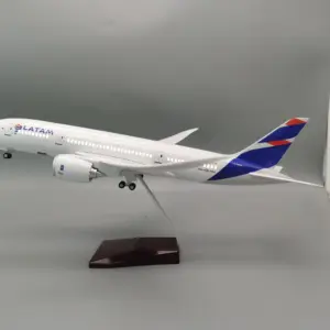 Boeing 787 Diecast Resin Model with LED Light 7 S83e76c3bfd364ebfa27609d4363927f3Y