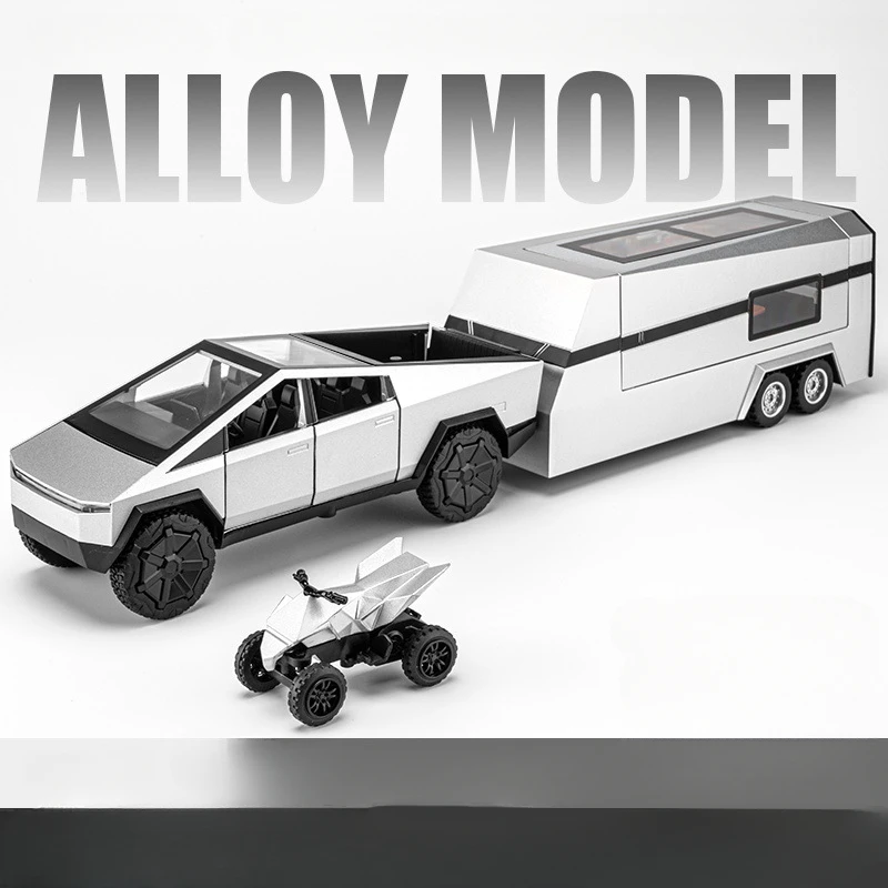 1:24 Scale Diecast Off-Road Pickup Truck 9 1:24 Scale Diecast Off-Road Pickup Truck - Image 9