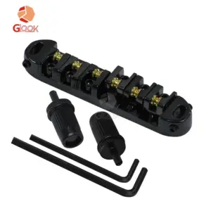 LP Electric Guitar Ball Bridge Chrome Black Finish 13 S83ffc6fb7e6a446d9ffe36f9dffa1f71W