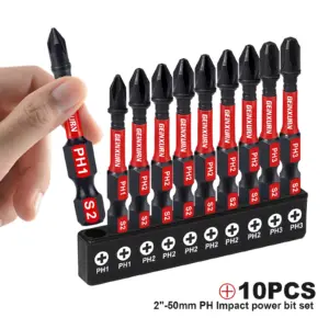 Impact Magnetic Phillips Bits Set for Impact Drivers 17 S840624ee257d4b05a3ef4d3ff141c9deF