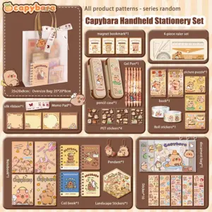 Kawaii Capybara Stationery Set for All Ages 16 S8442f6198c44468a9a7fd1178518455d1