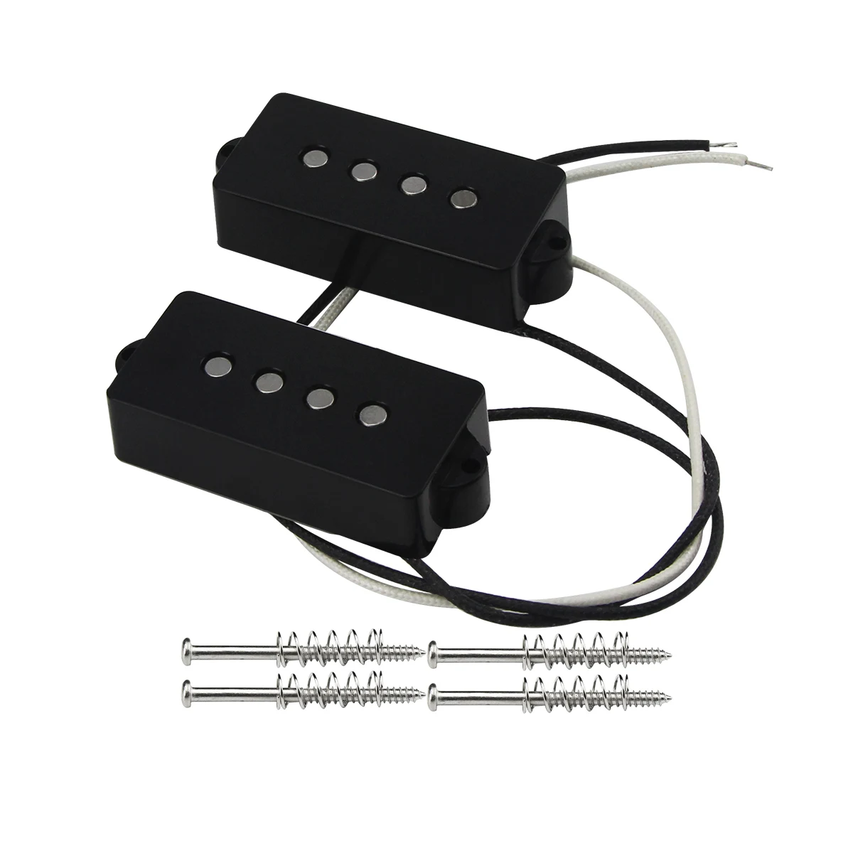 Open-Style PB Bass Pickup Set with Alnico V Magents 2 Open-Style PB Bass Pickup Set with Alnico V Magents - Image 2