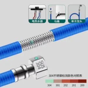 Durable 304 Stainless Steel Shower Hose, Adjustable Length 14 S84716114b2ac4473a344a572fad5c23fo 8