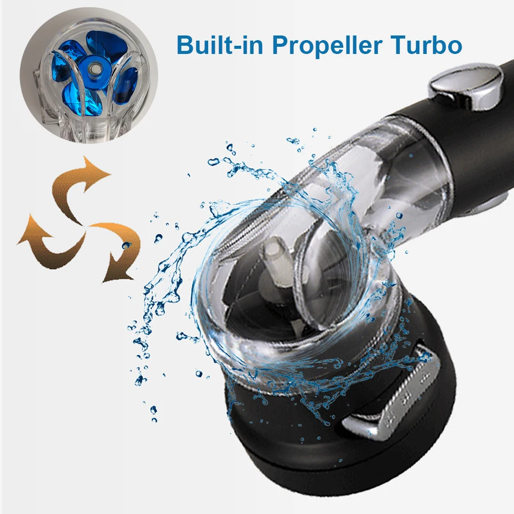 Modern Black Silver Bathroom Shower Set 3 Modern Black Silver Bathroom Shower Set - Image 3