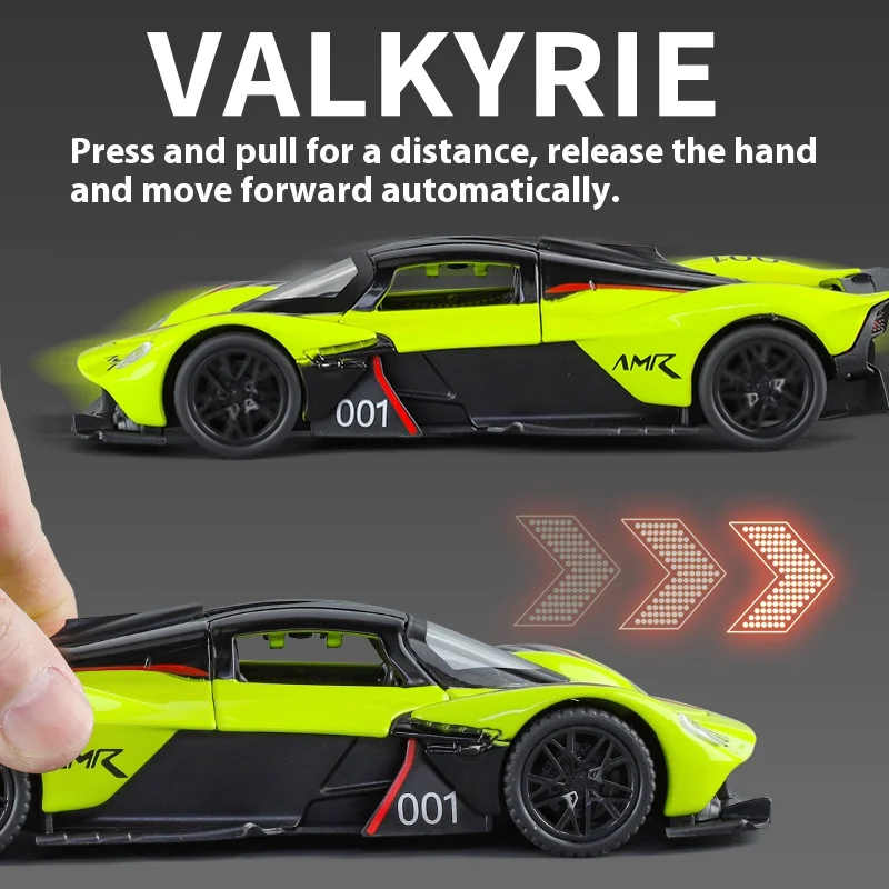 Vibrant 1:32 Valkyrie Racing Car Model 2 Vibrant 1:32 Valkyrie Racing Car Model - Image 2