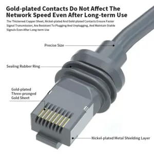 Waterproof CAT7 Extension Cable for Starlink 11 S84c4d19eeb5d4257ac28043ca9728e3bu