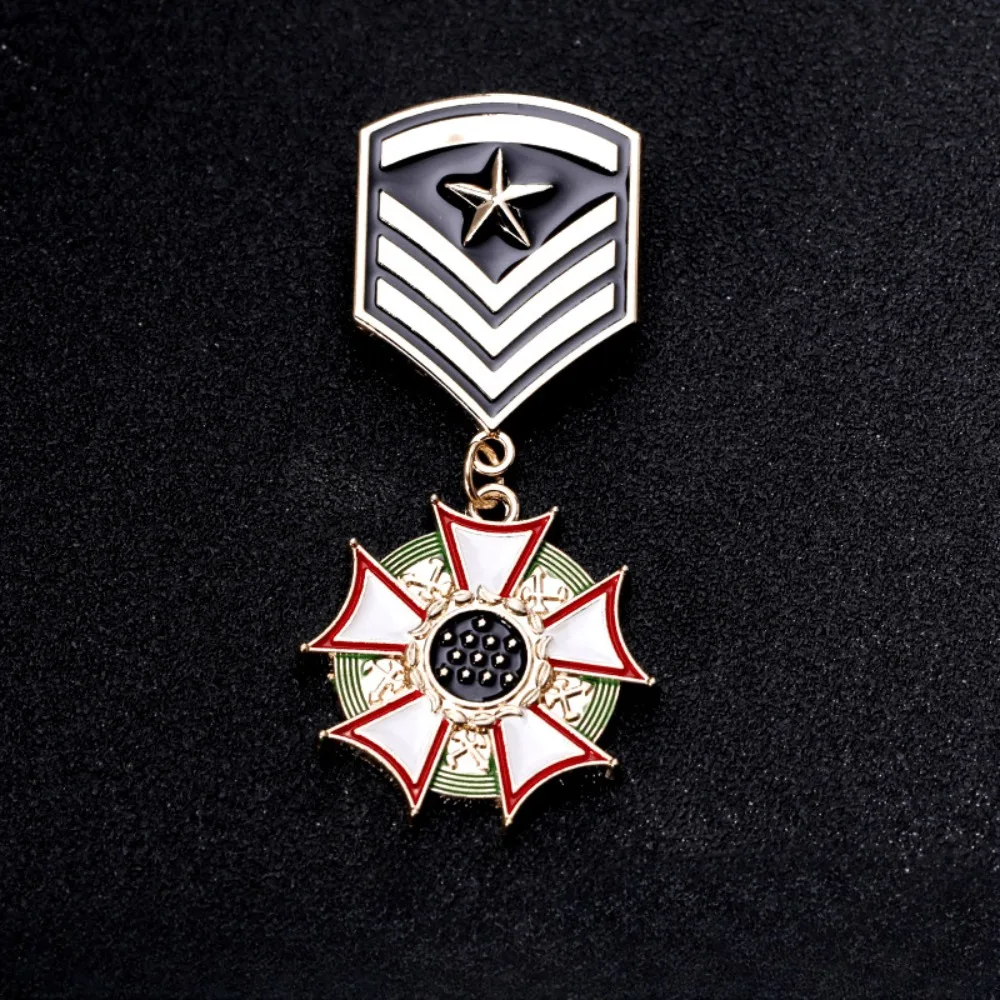 Gold Military Badge Brooch for Collectors 4 Gold Military Badge Brooch for Collectors - Image 4