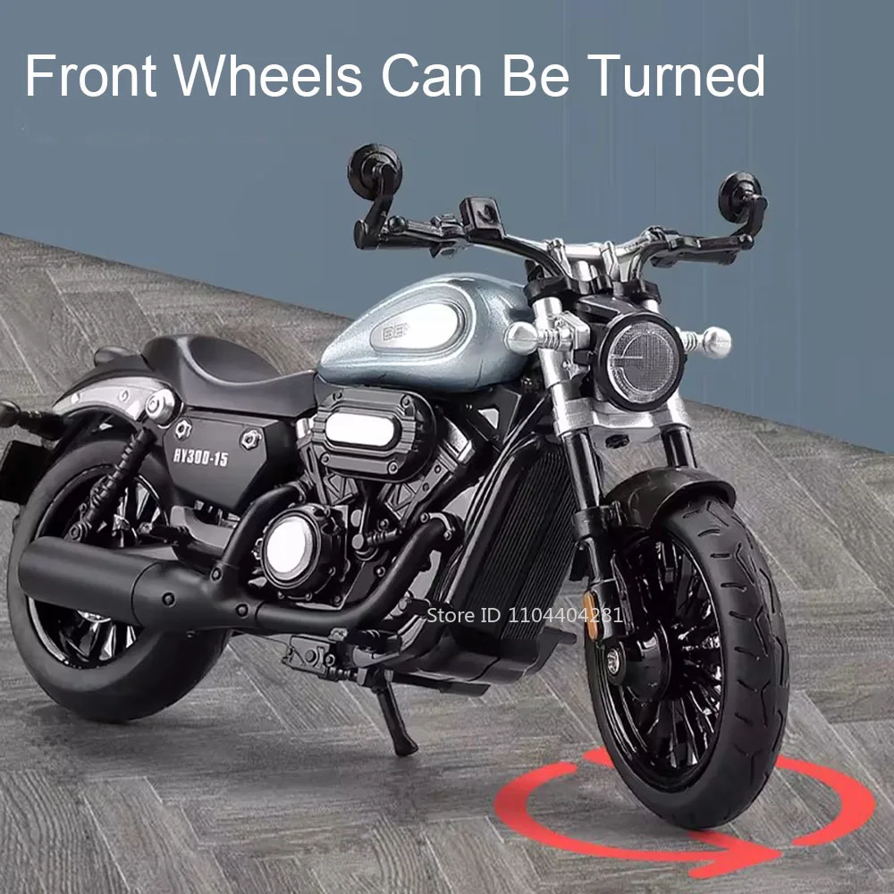 GINGER 300 Motorcycle Diecast Model 1:12 Scale 3 GINGER 300 Motorcycle Diecast Model 1:12 Scale - Image 3