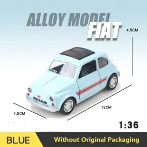 Vintage FIAT MINI Diecast Car Model 1:36 Scale 14 S84e0ae2c62fd49dd80a80485cd4afd09Q