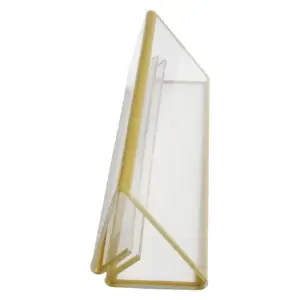 Gold Border Acrylic Sign Holder 10x15cm, 13x18cm, 15x21cm 13 S84ed8ee9dc584b9098eea0cfbce61d7dp