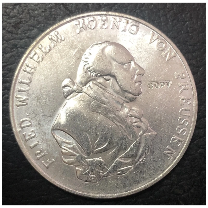 Vintage 1791 German Thaler Replica Coin 3 Vintage 1791 German Thaler Replica Coin - Image 3