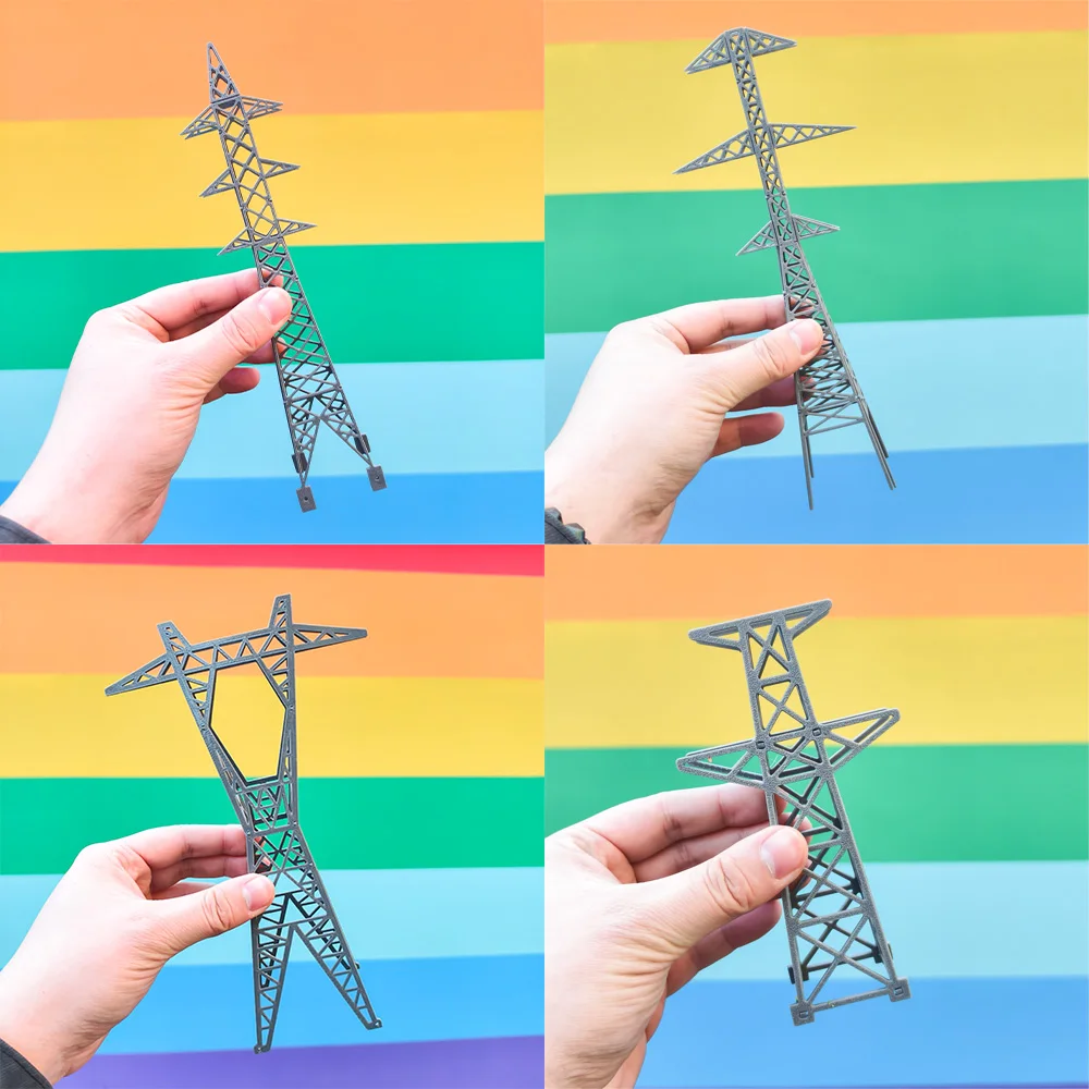 High Voltage Power Line Tower Model in Scales 1:150/200 4 High Voltage Power Line Tower Model in Scales 1:150/200 - Image 4