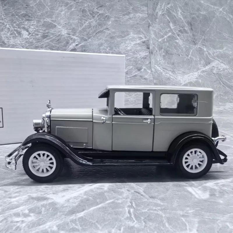Vintage Gray Car Model 1/32 Scale 4 Vintage Gray Car Model 1/32 Scale - Image 4