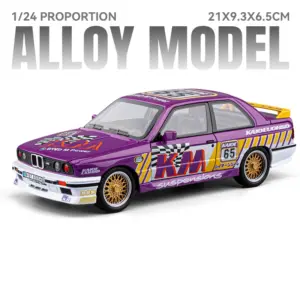 Purple BMW M3 Diecast Model Car 1:24 Scale 15 S8528981a52b84a359be66e61ae9909b2l