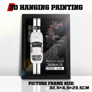 3D Alloy Car Model Wall Decor 1:32 Scale 12 S8529cece45d845128197f7e78085de94r