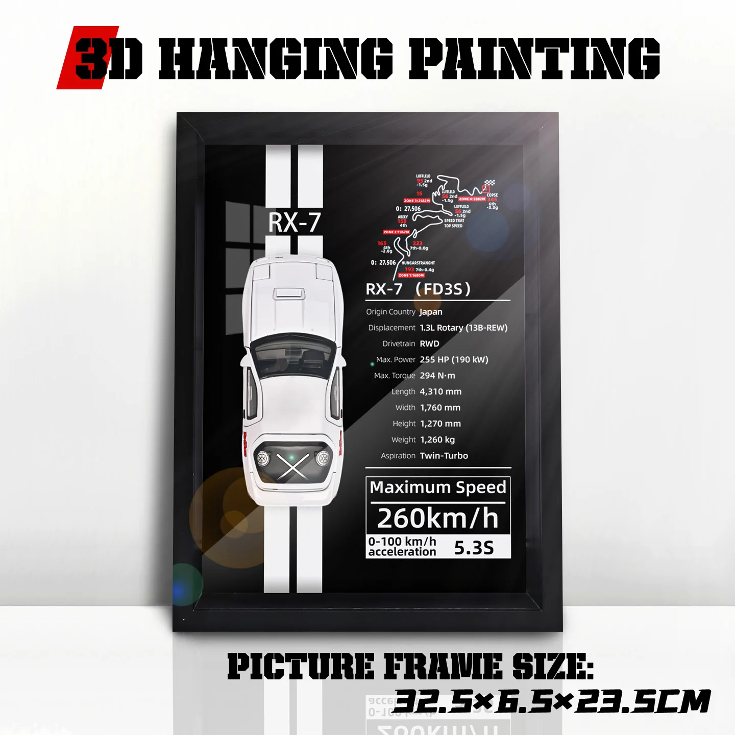 3D Alloy Car Model Wall Decor 1:32 Scale 3 3D Alloy Car Model Wall Decor 1:32 Scale - Image 3